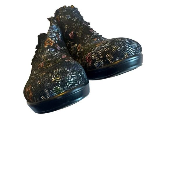 Algeria Hannah ankle booties size 41 (US 10.5 / 11 ) floral ruffle - EUC - Picture 10 of 12